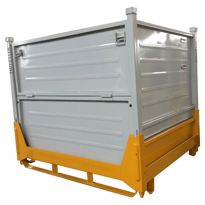 Galvanized metal pallet box Galvanized metal pallet box