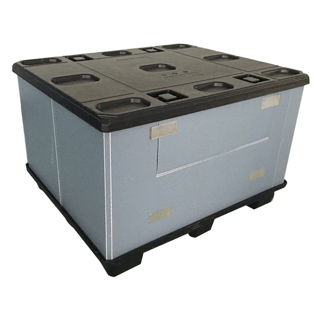 Turnover Customized Waterproof Stackable Plastic Durable Industrial Foldable Dust-Proof Containers for Transportation