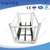 Galvanized-painted steel racks dominate SEA markets. 