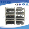 The stacked parts material rack has inner lining protection.
