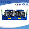 Foam-covered car AC material rack.