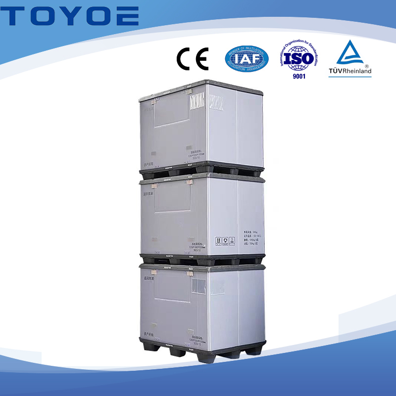 Rectangular Hard Polyethylene Pallet Box