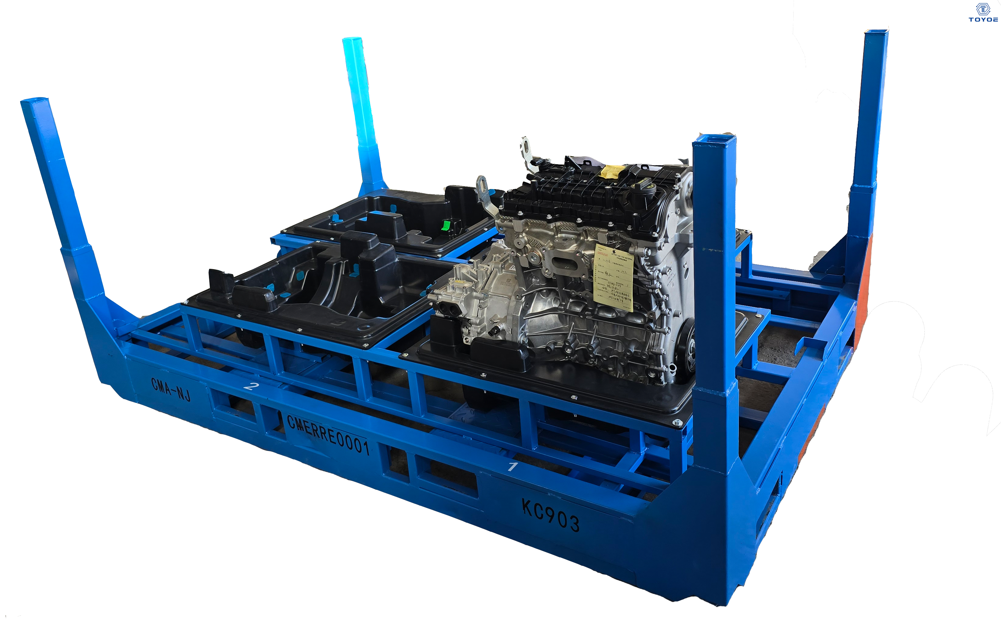 Industrial Grade Adjustable Heavy-Duty Metal Rack Dedicated for Automotive Motor Storage