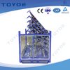 Custom auto parts racks feature foam lining to protect against bumps and knocks.