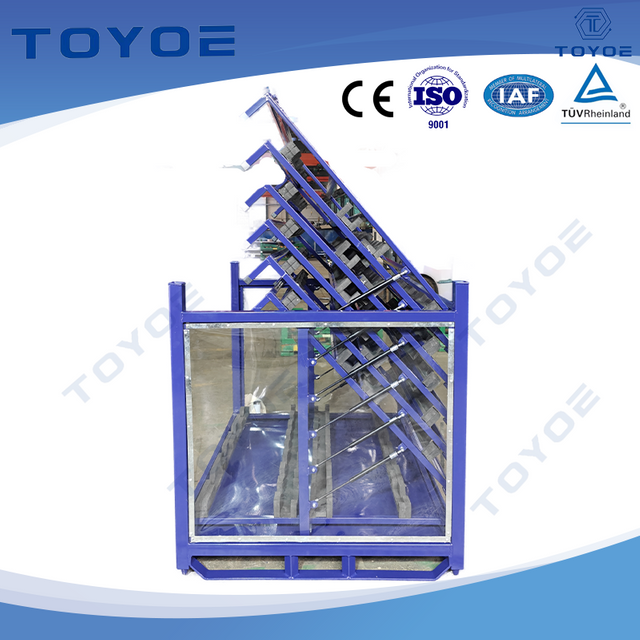 Custom auto parts racks feature foam lining to protect against bumps and knocks.
