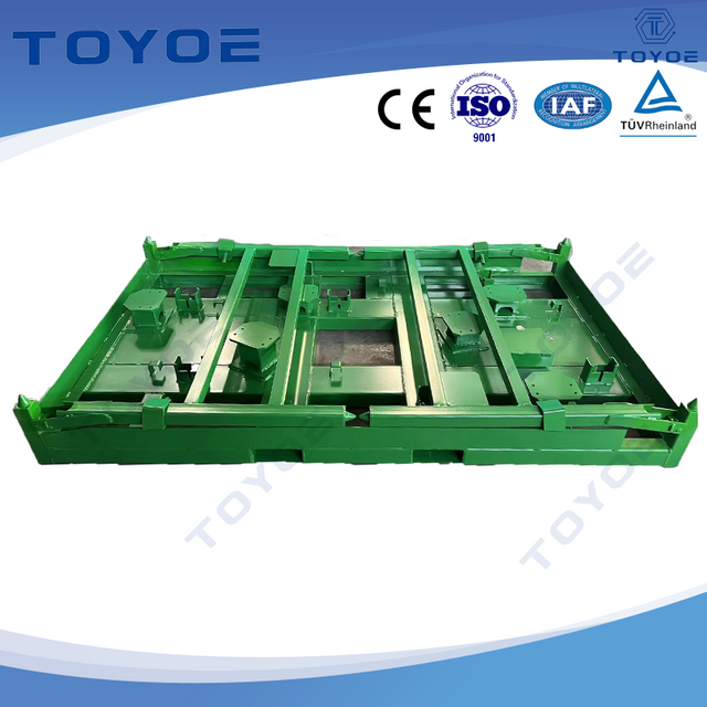 Green folding rack: easy to use, perfect for car AC units.