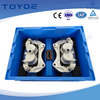Simple plastic storage containers are suitable for storing small parts