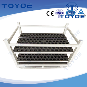 Custom-lined auto racks ensure vibration-free transport and component integrity. 