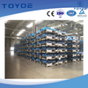 Metal rack ensures safe auto parts transportation.