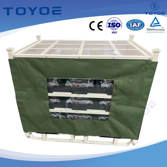 Folding cages with cloth lining ensure component protection.