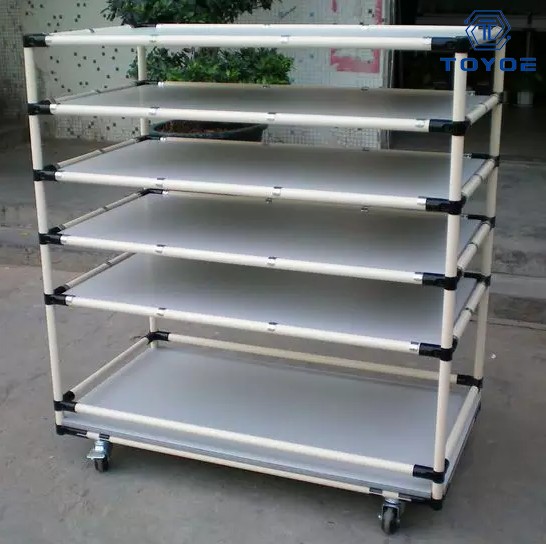 Plastic Pipe And Rod Truck for Transporting Small Parts