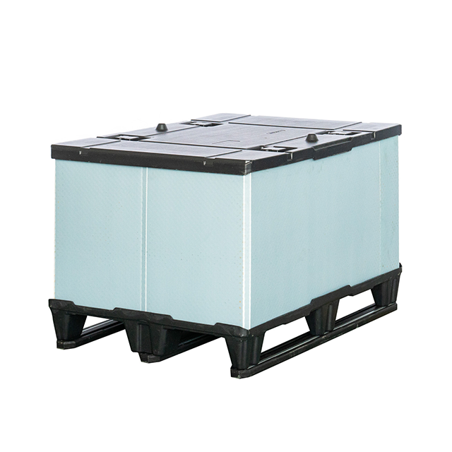 Turnover Customized Waterproof Stackable Plastic Durable Industrial Foldable Dust-Proof Containers for Transportation