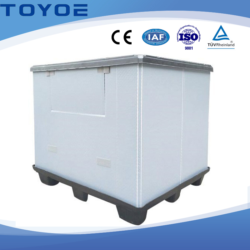 Stackable Impact-resistant HDPE Plastic Bulk Container