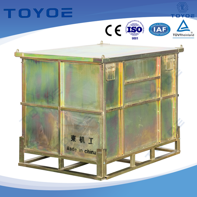 Positioner-equipped metal racks ensure worry-free factory handling.