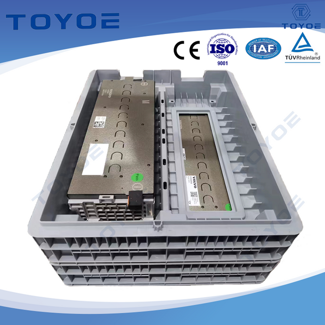 Volvo battery cell dedicated packaging container for internal turnover