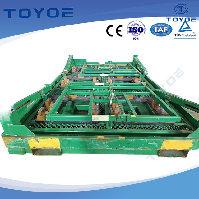 Heavy-duty Stackable Racks Store Diverse Metal Components.