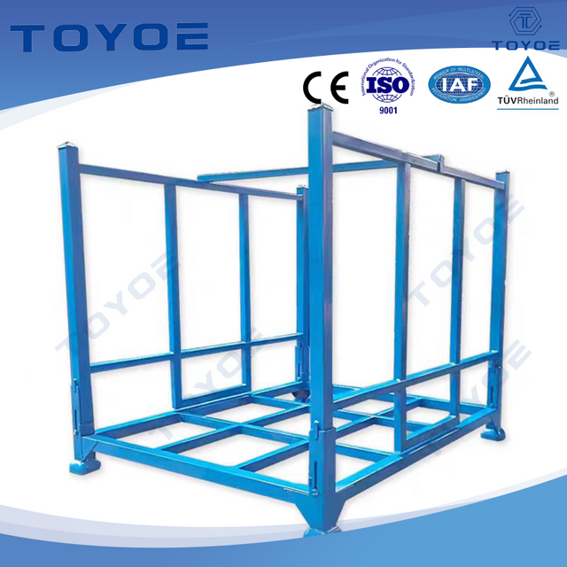 Compact steel tire rack with EU-compliant materials.