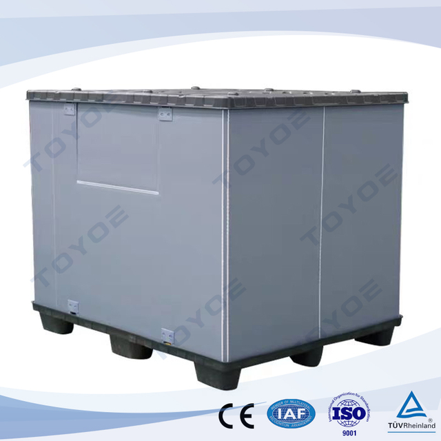 Square Easy-to-clean Polypropylene Pallet Box