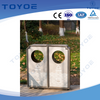 Outdoor beautiful and cute garbage bins for garbage classification