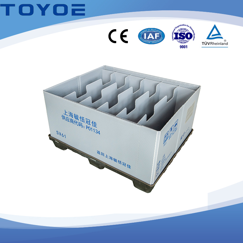 Multi-tiered Recycled HDPE Plastic Bulk Container