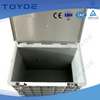 HDPE box with lid for safe transport.