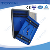 Plastic Toolbox Wrapped in Mesh for Dust and Water Protection.