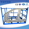 Interchangeable metal frames with vacuum liners protect components efficiently.