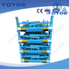 Foldable and stackable auto parts rack with protective foam lining