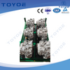 Polyurethane-lined Metal Racks for Car Engine Storage.