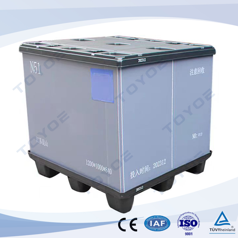 Collapsible Durable Polypropylene Pallet Box