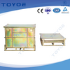 Metal boxes with pallets ease forklift use and long - haul transport.