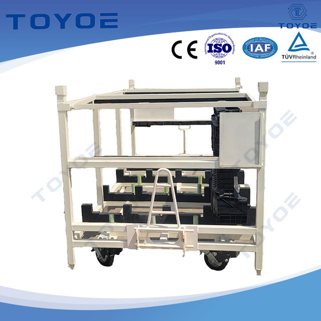 Pulley at Rack Base: Perfect for Battery Transport.