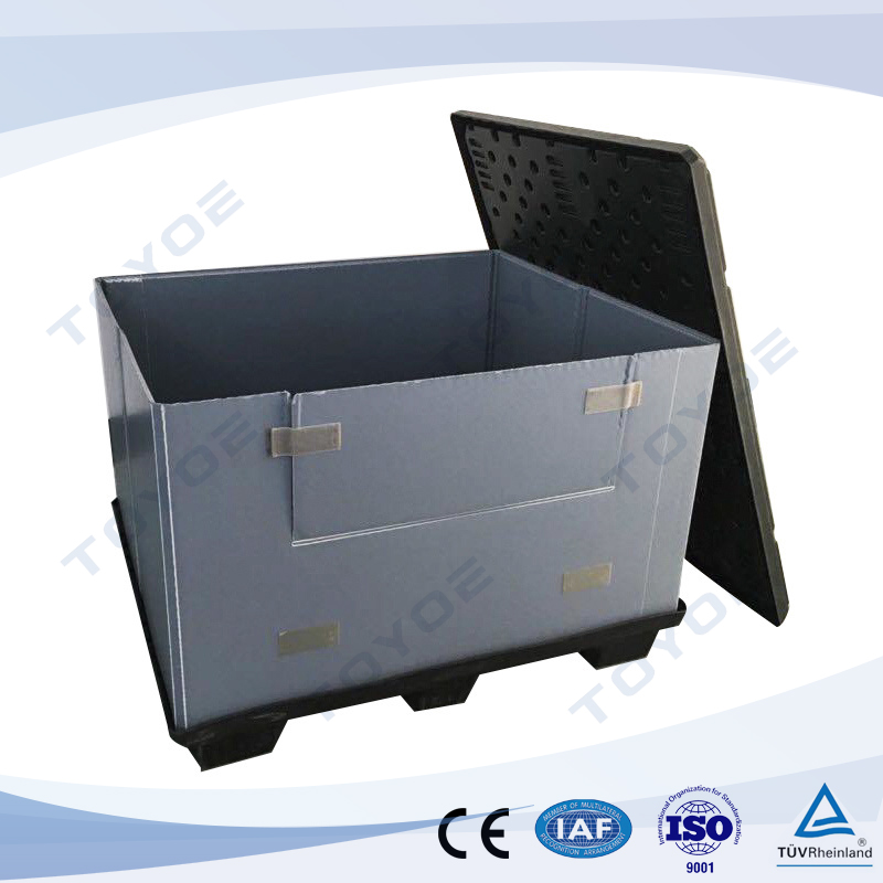 Rectangular Impact-resistant Composite Pallet Box