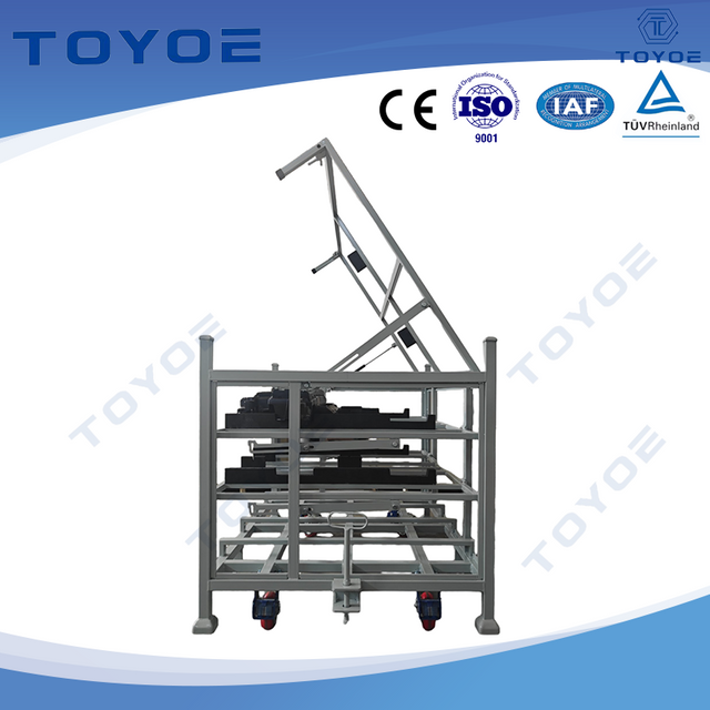 Adjustable Angle Shelving for Hose and Cable Organization