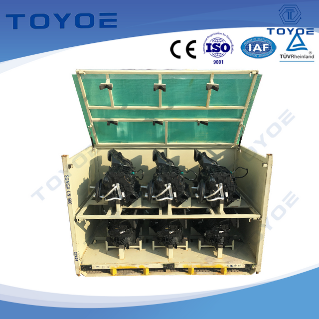 Foam-lined automotive racks ensure secure part protection.