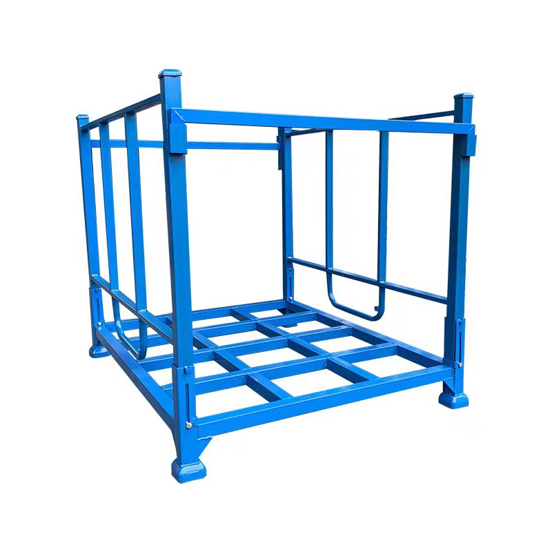 Folding structure material rack