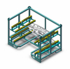Automotive Crash Test Dummy Storage Racks with Custom Mounts
