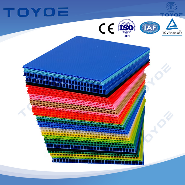 High-quality plastic hollow board in multiple colors
