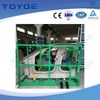 Steel racks store automotive aluminum doors globally compliant.