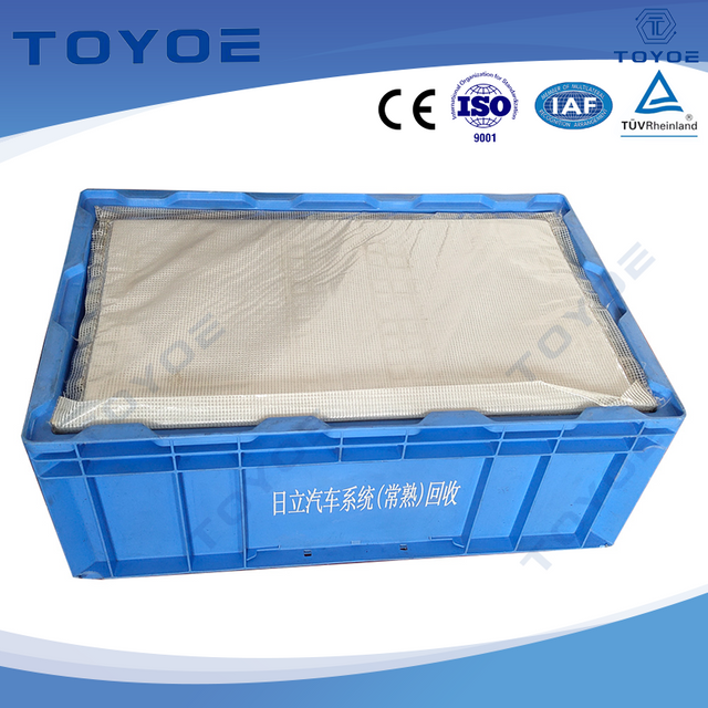 Blue HDPE folding toolbox