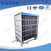 Auto Parts Transport Rack Features Fabric Baffles for Protection. 