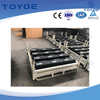 Stackable, Foldable Metal Racks for Car Batteries, Perfect for Shipping.