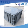 Storage of parts tools in EU standard plastic boxes of various sizes