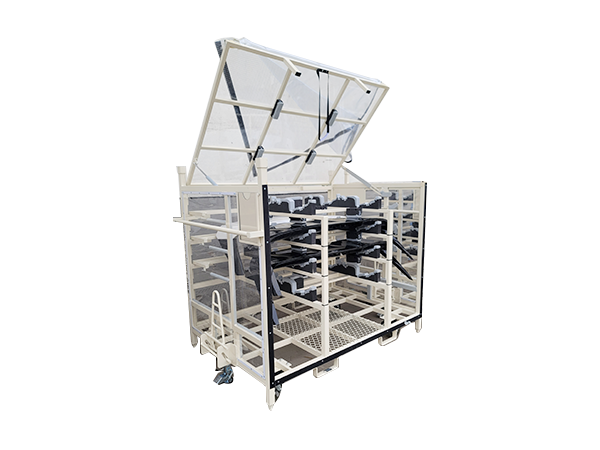 Shock absorber storage rack