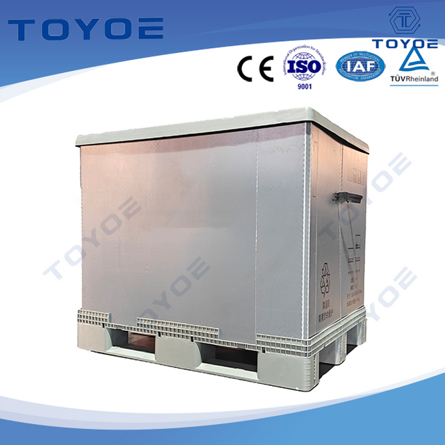 Reinforced Custom-Sized Pallet Container, Thick Wall Design, Multi-Unit Deals