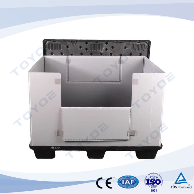 Square Heavy Duty Plastic Pallet Box