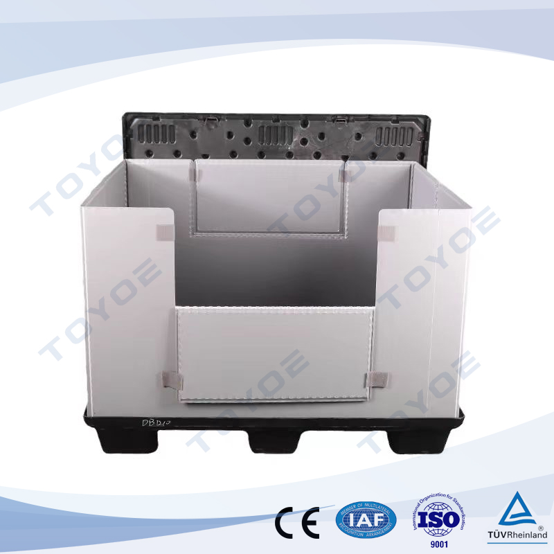 Collapsible Durable Polypropylene Pallet Box