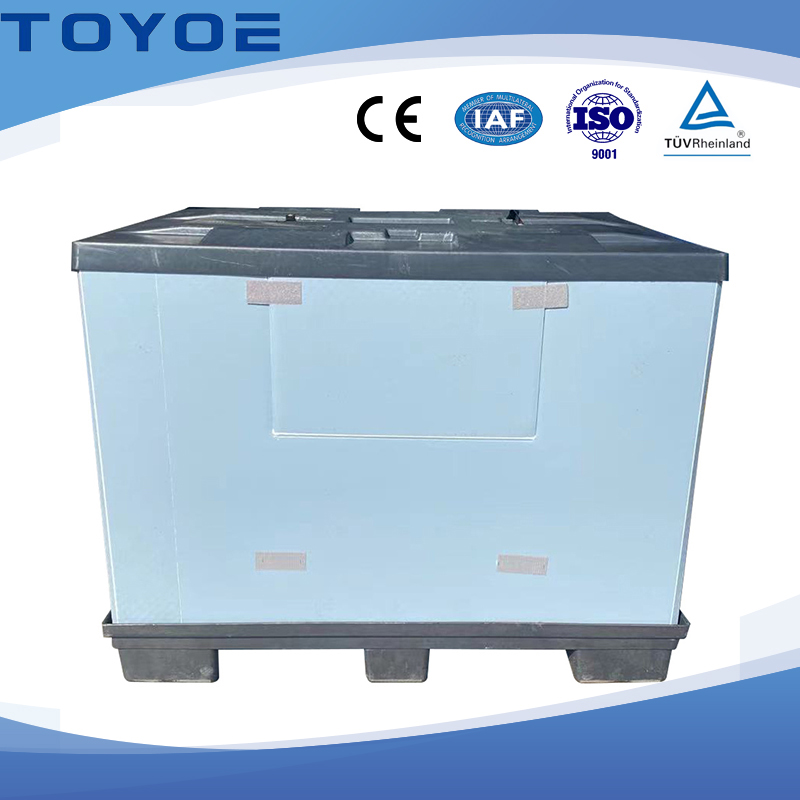 Collapsible Impact-resistant PP Plastic Bulk Container