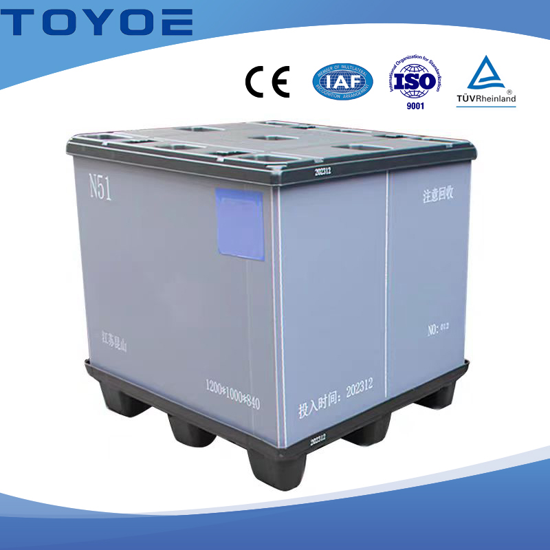 Collapsible Customized PP Plastic Bulk Container