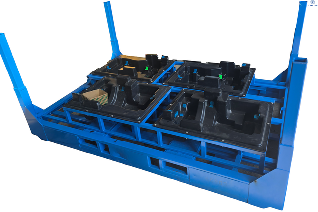 TOYOE Heavy-Duty Metal Rack for Automotive Motor Storage | Zero-Vibration Protection | Fenghui Logistics